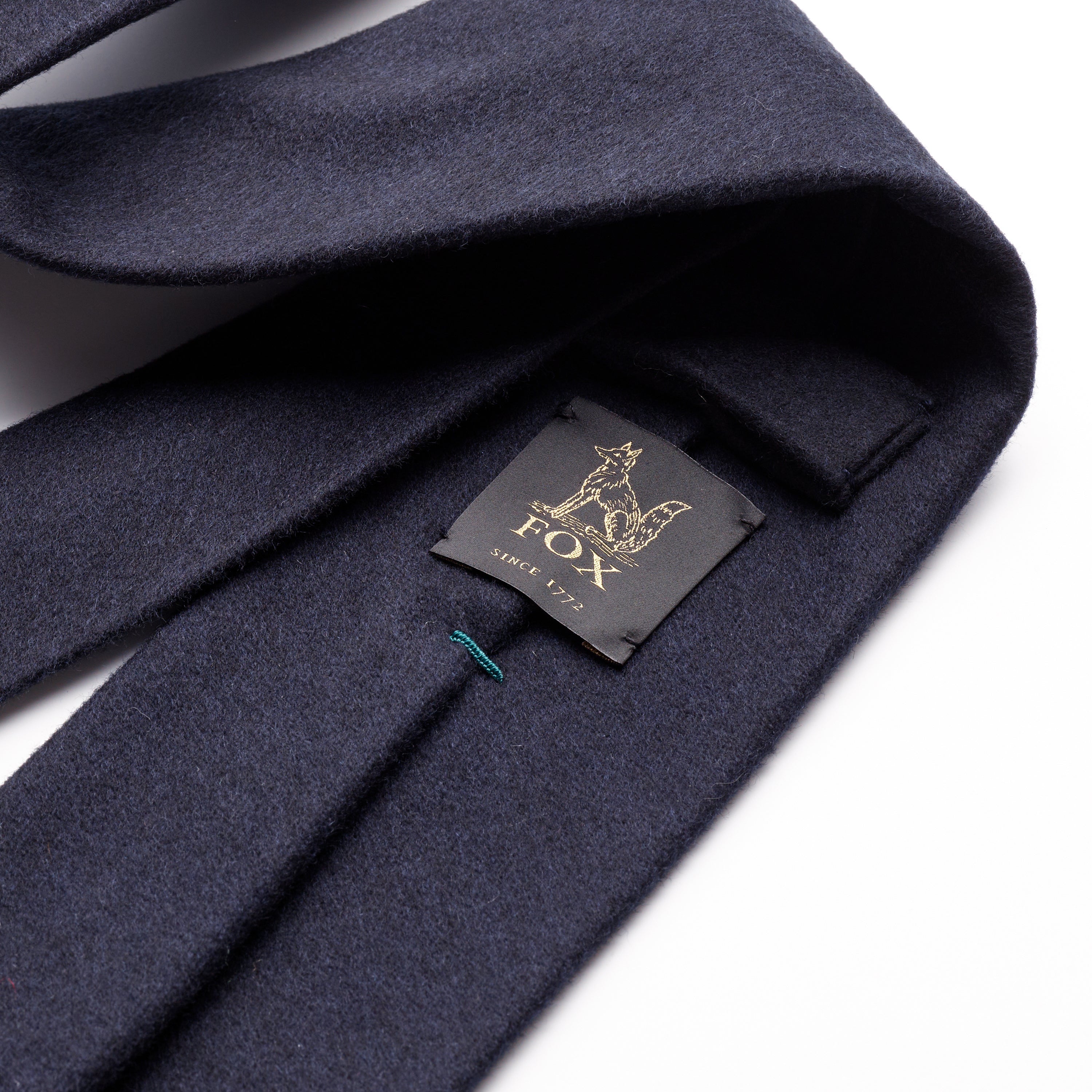 Fox 3 Fold Midnight Flannel Tie