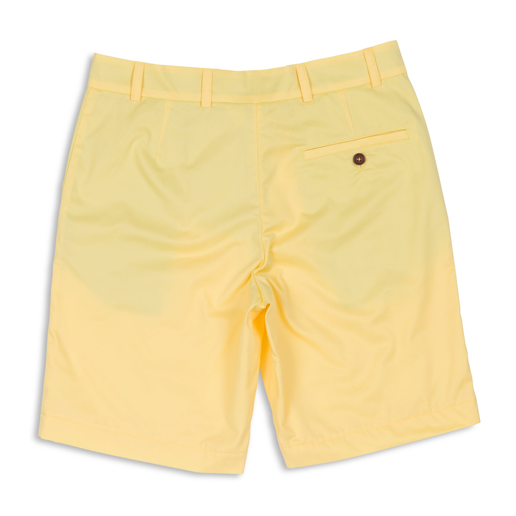 The Merchant Fox Cotton Shorts in Yellow