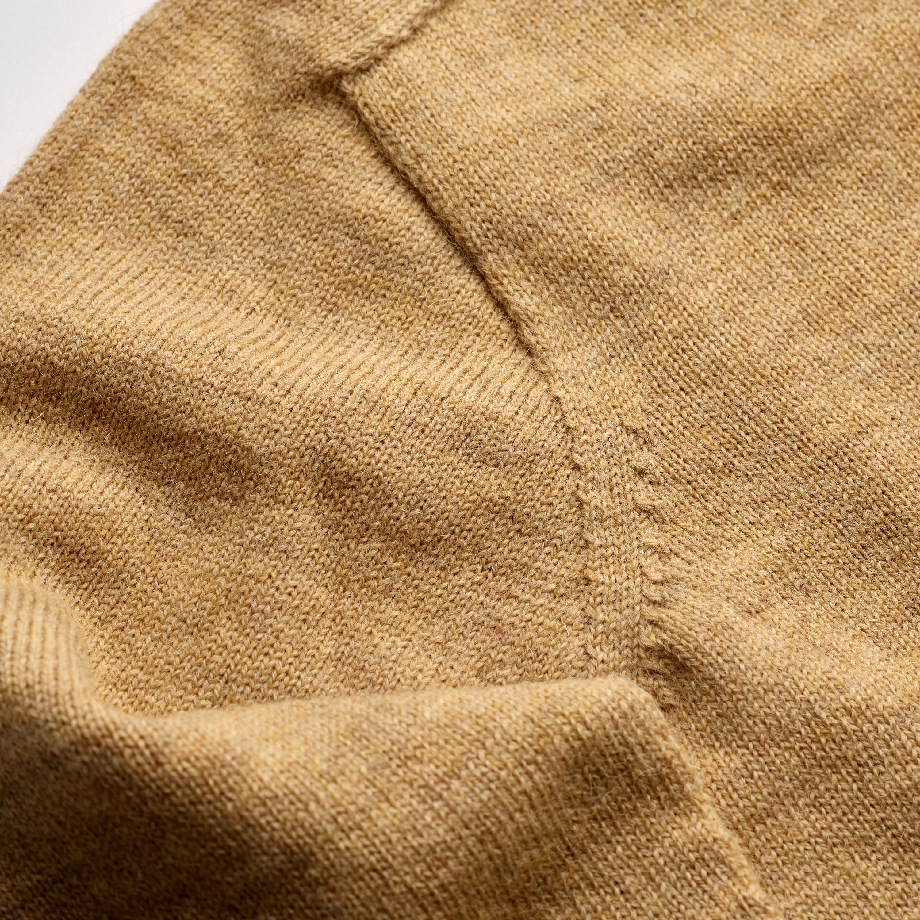 The Lightweight Crew Neck Jumper in Golden Brown