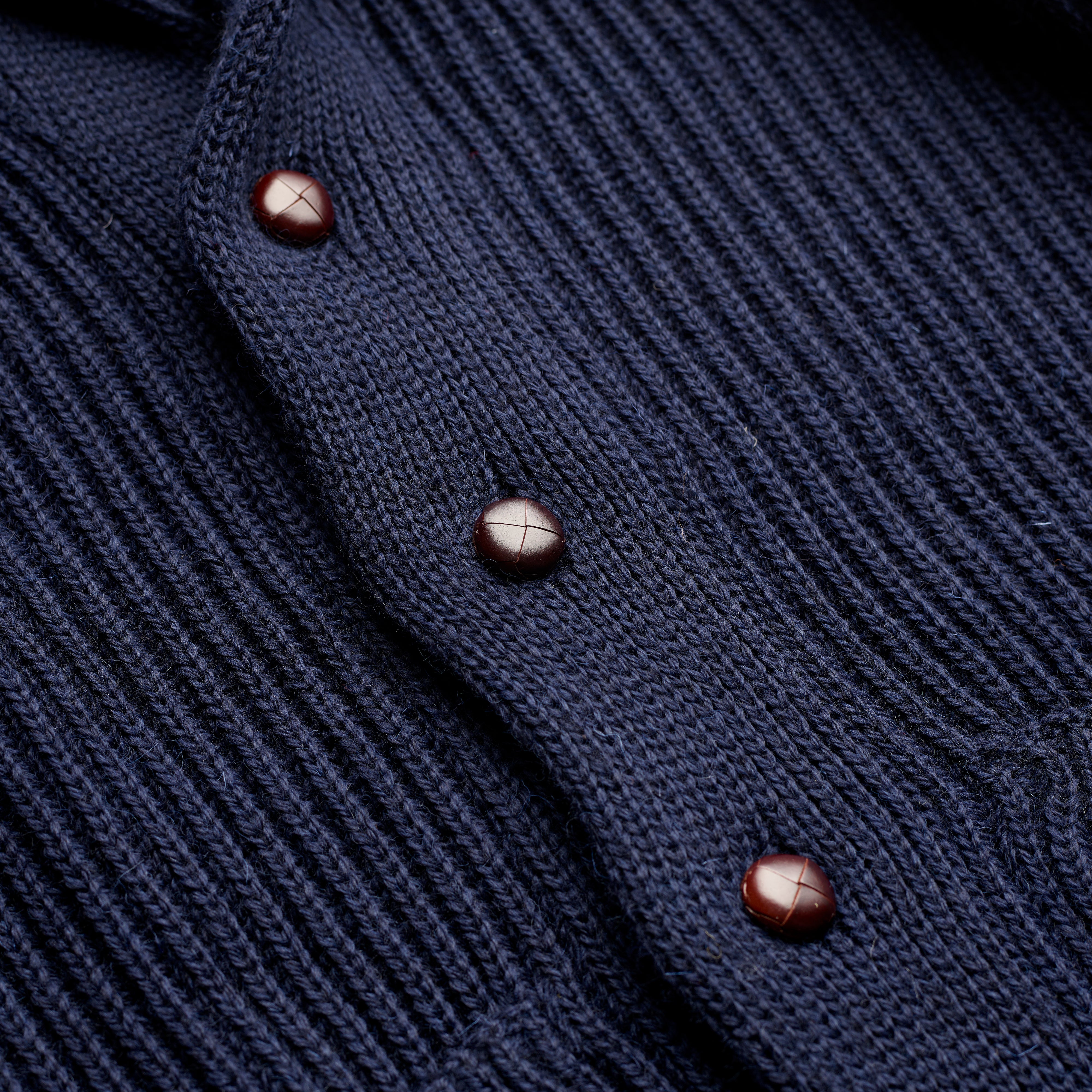 The Shawl Collar Cardigan in Navy