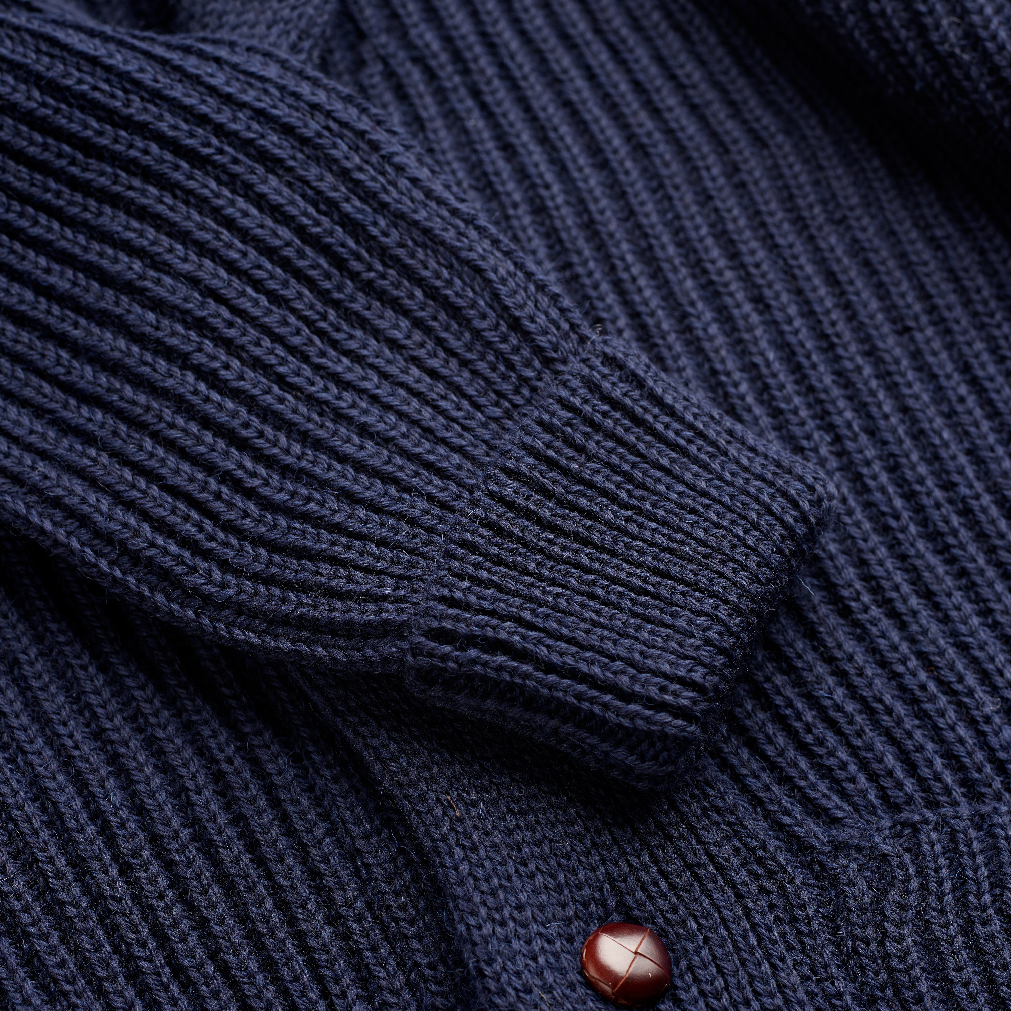 The Shawl Collar Cardigan in Navy