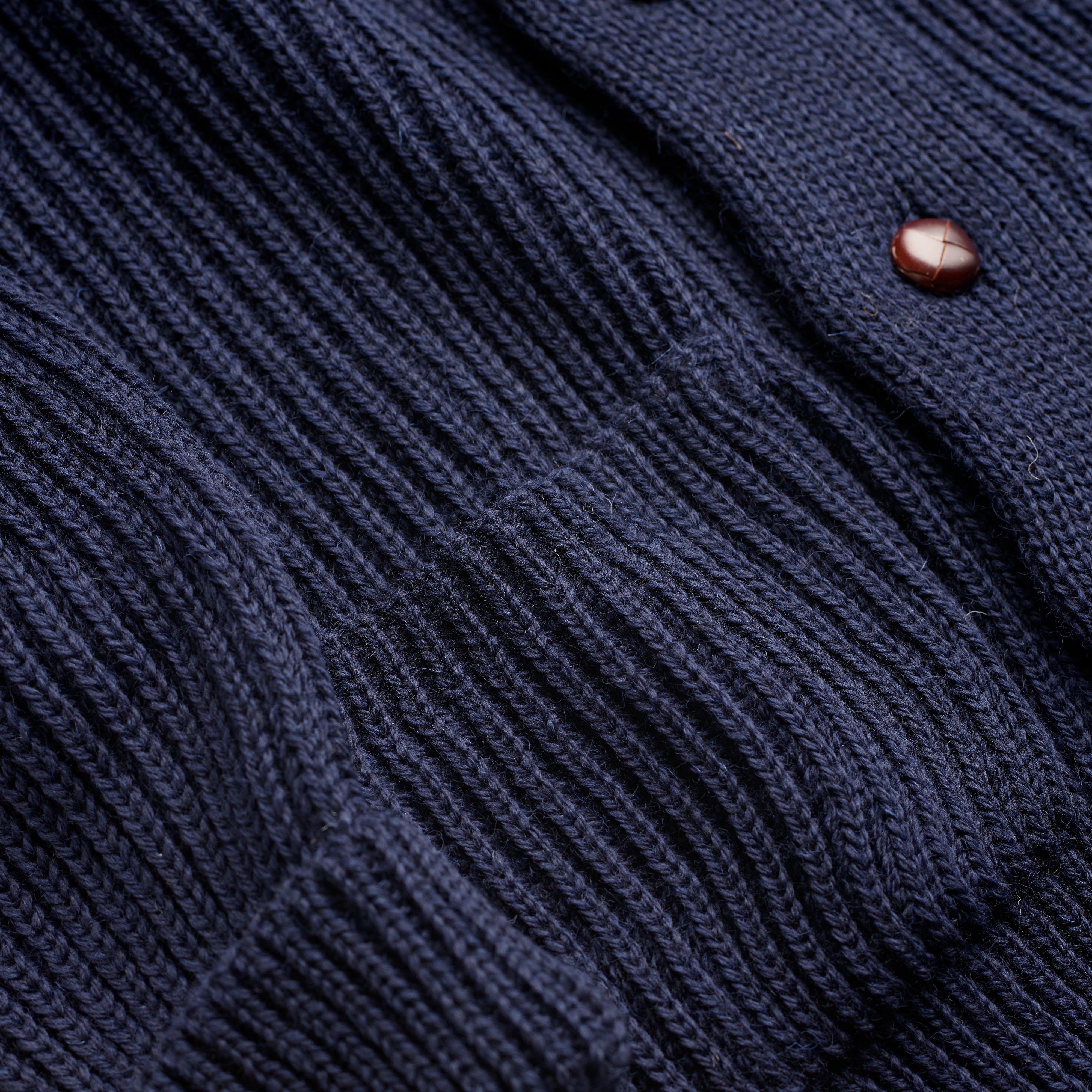 The Shawl Collar Cardigan in Navy