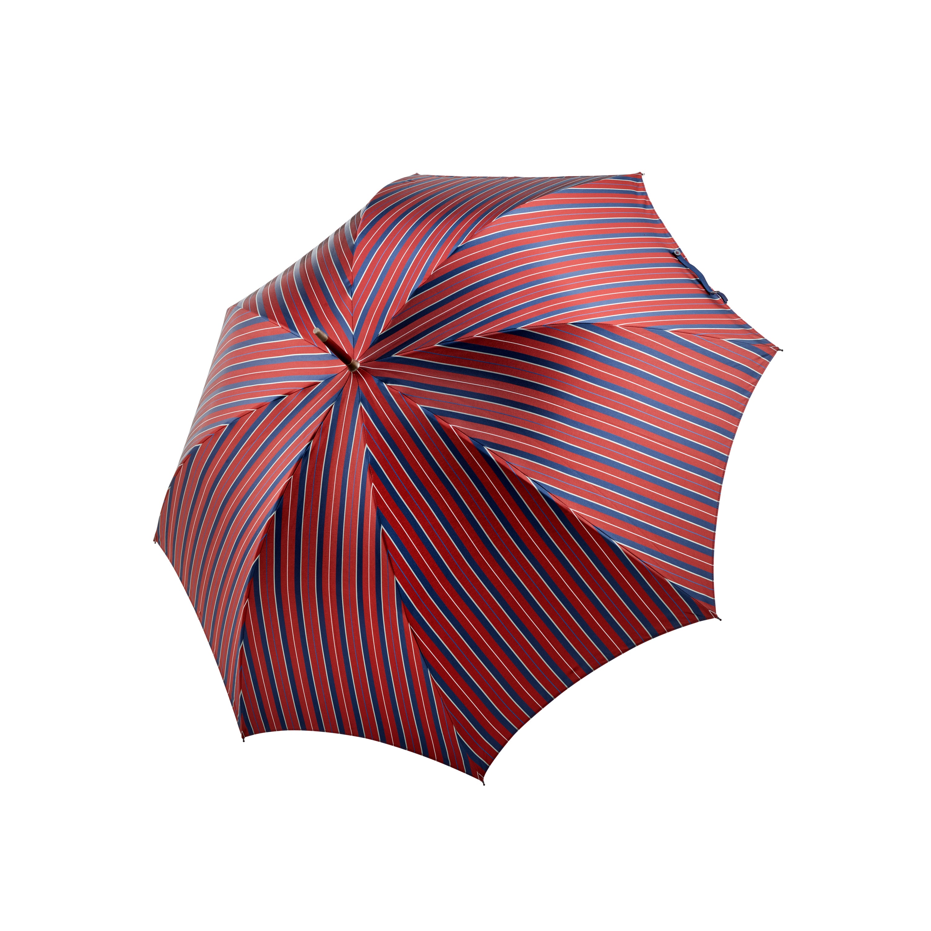Fox Umbrellas Whangee Handle Blazer Pinstripe Umbrella