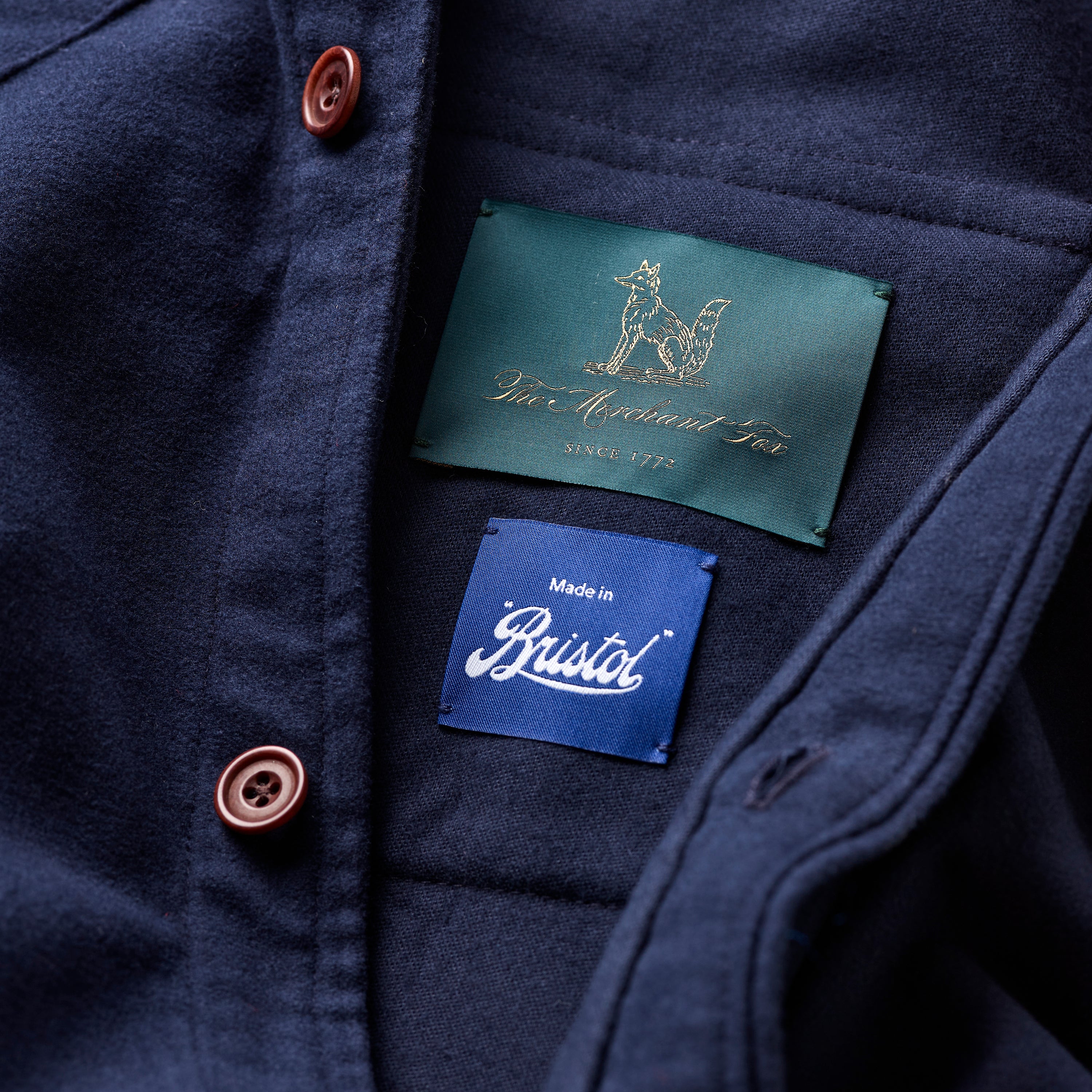 The Navy Moleskin Shirt