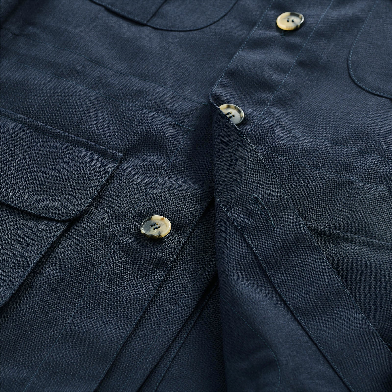 Fox City Safari Jacket in French Navy