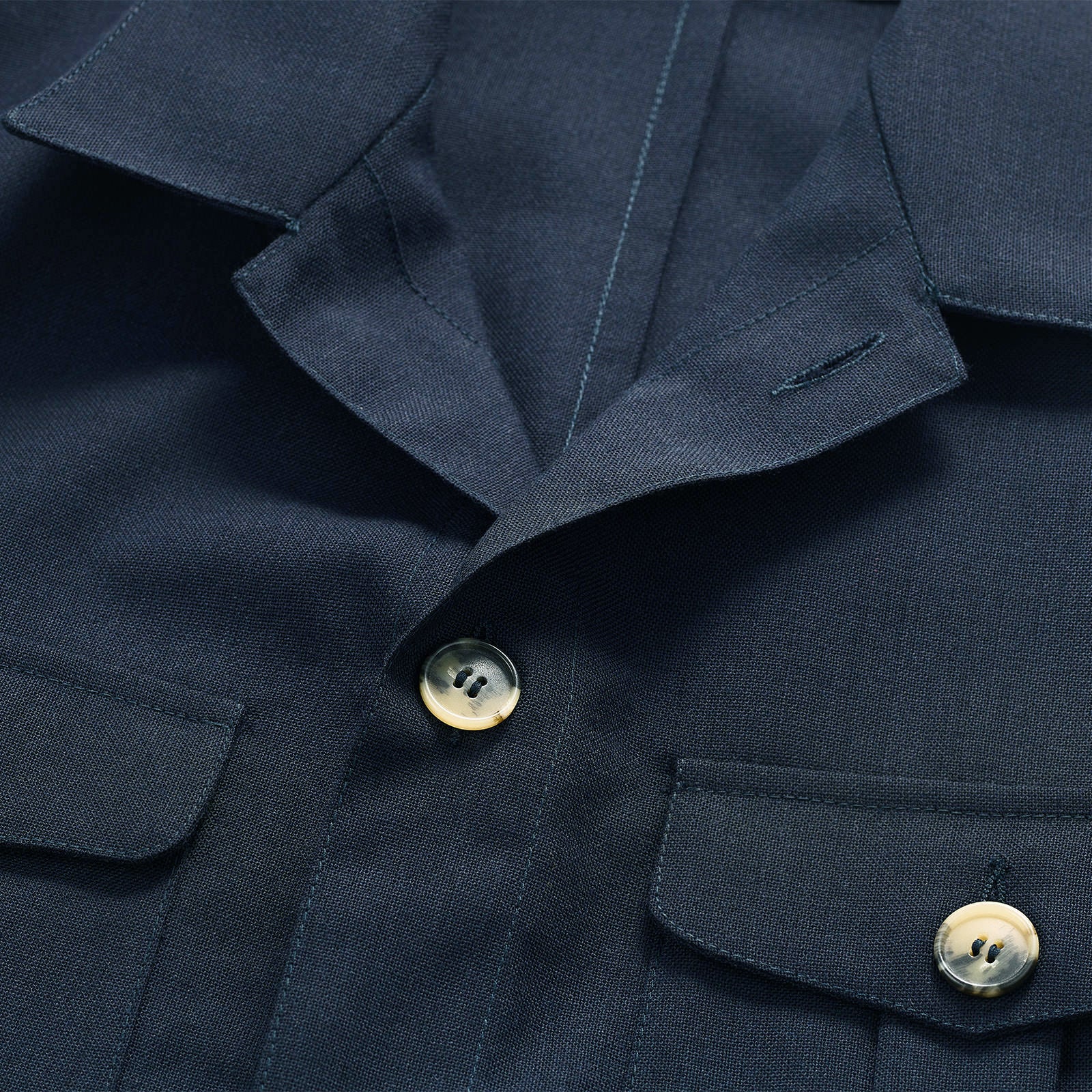 Fox City Safari Jacket in French Navy