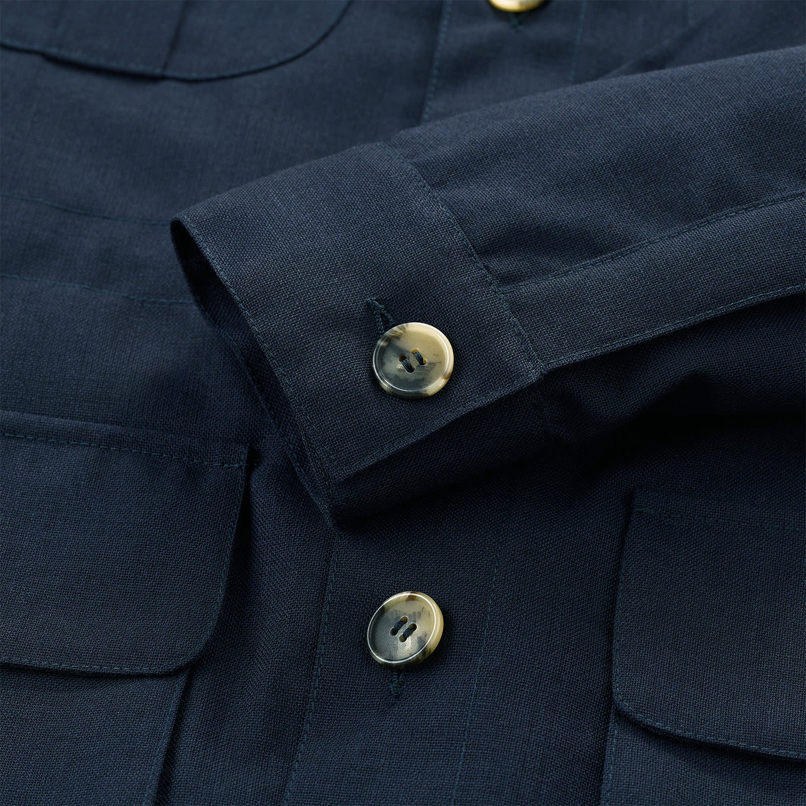 Fox City Safari Jacket in French Navy