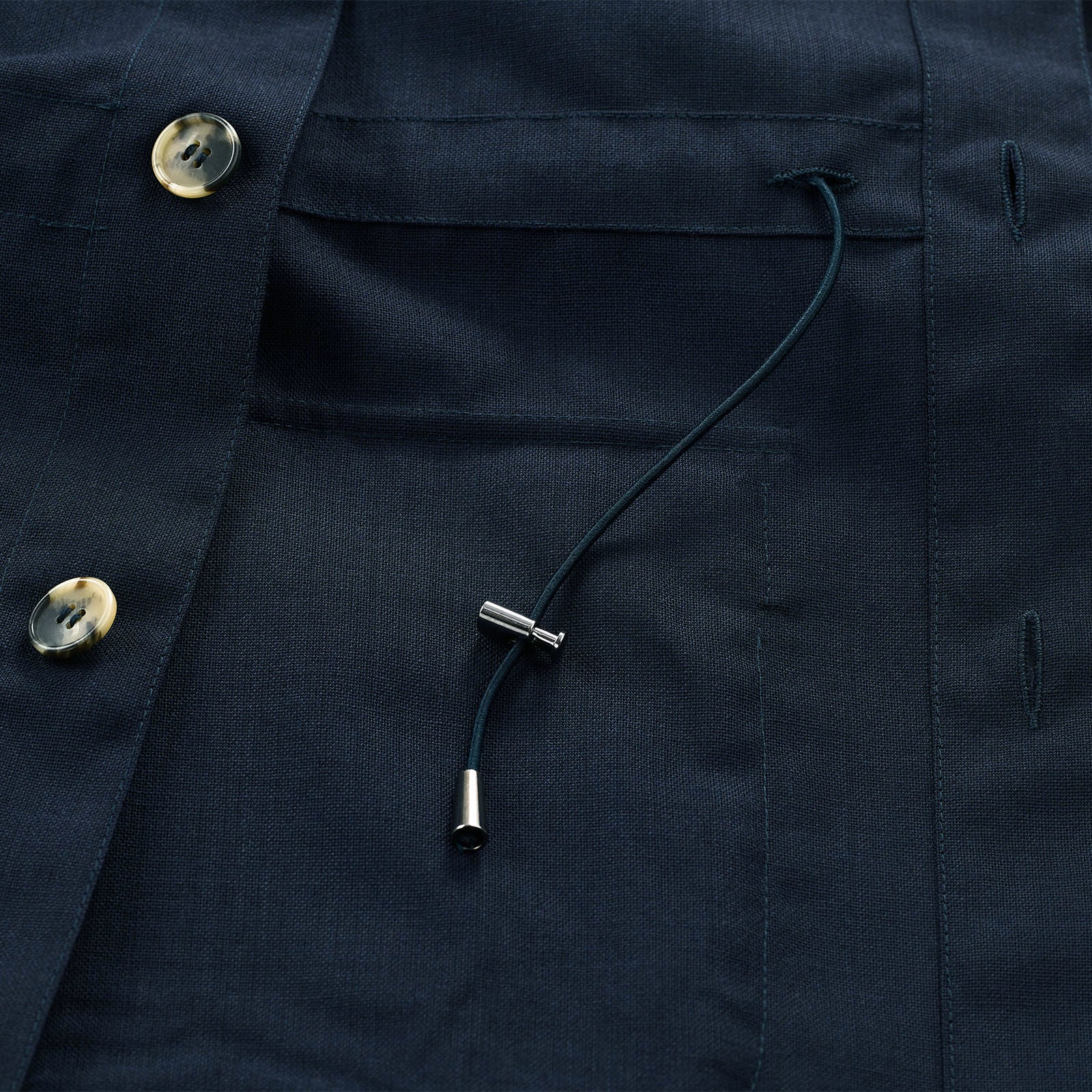 Fox City Safari Jacket in French Navy