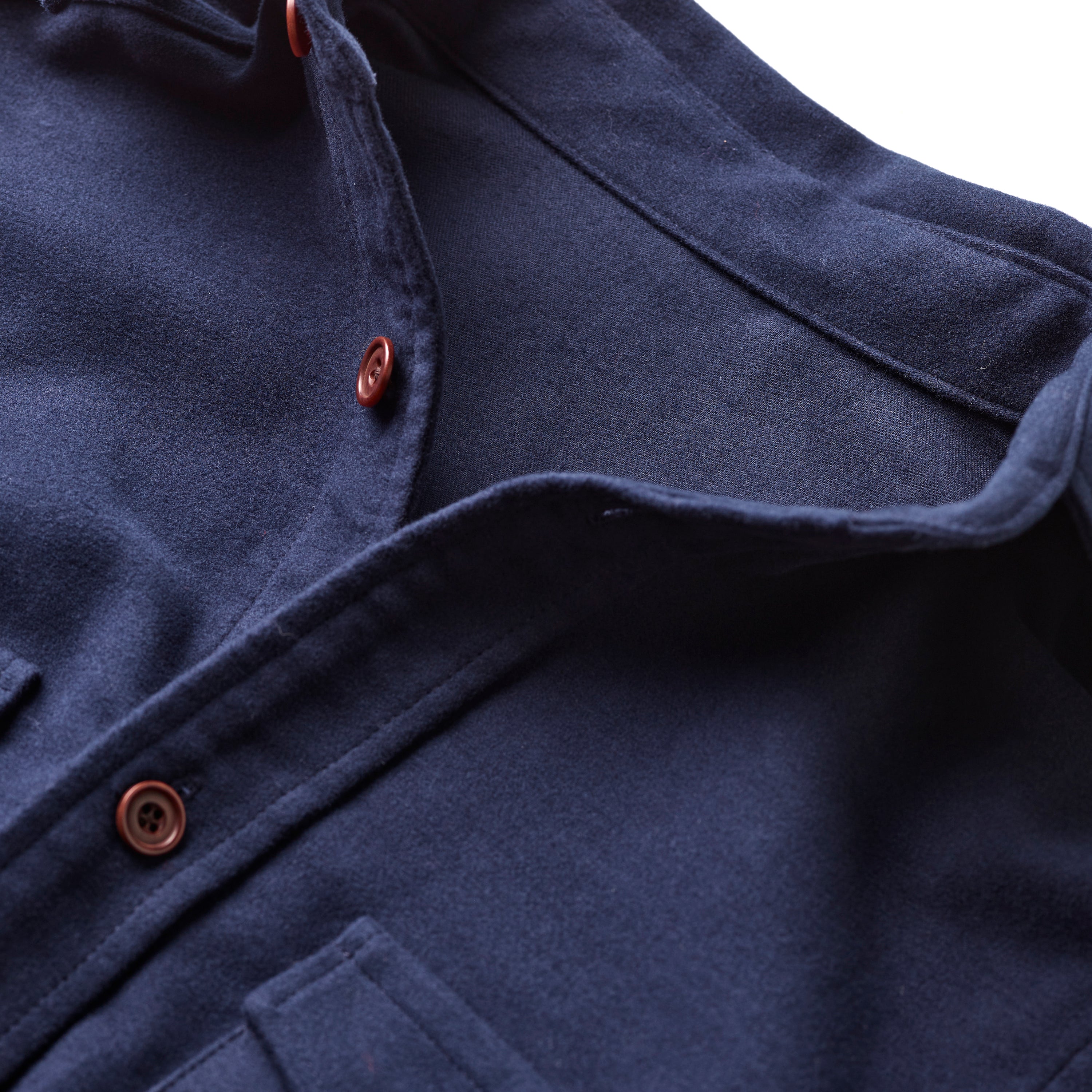 The Navy Moleskin Shirt